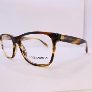 Dolce & Gabbana Eyeglasses Frames DG 3144 2673 55 [] 17 140 Brown Stripe Matte